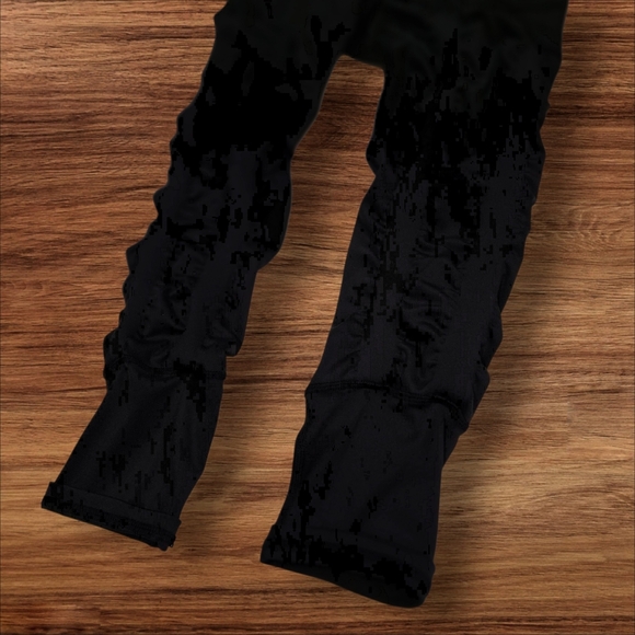 Skinnify Ruched Black High-Waisted Resistance Band Leggings   Women Size Medium - Picture 11 of 16